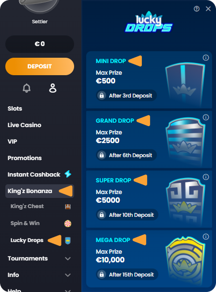 How to Claim Kingz Bonanza? Lucky Drops